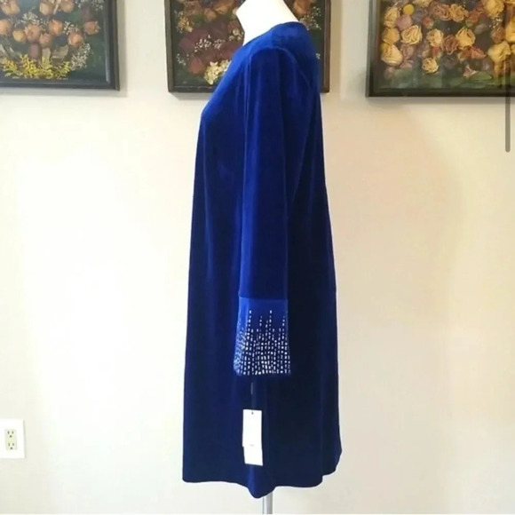 Calvin Klein Velvet Dress - Picture 3 of 16